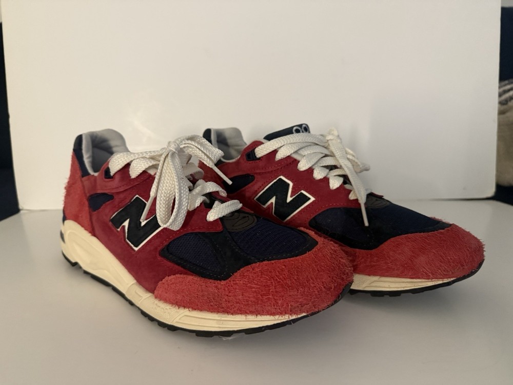 New Balance M990ad2 Made In USA Teddy Santis 990v2 Chrysanthemum/Navy Men's 10