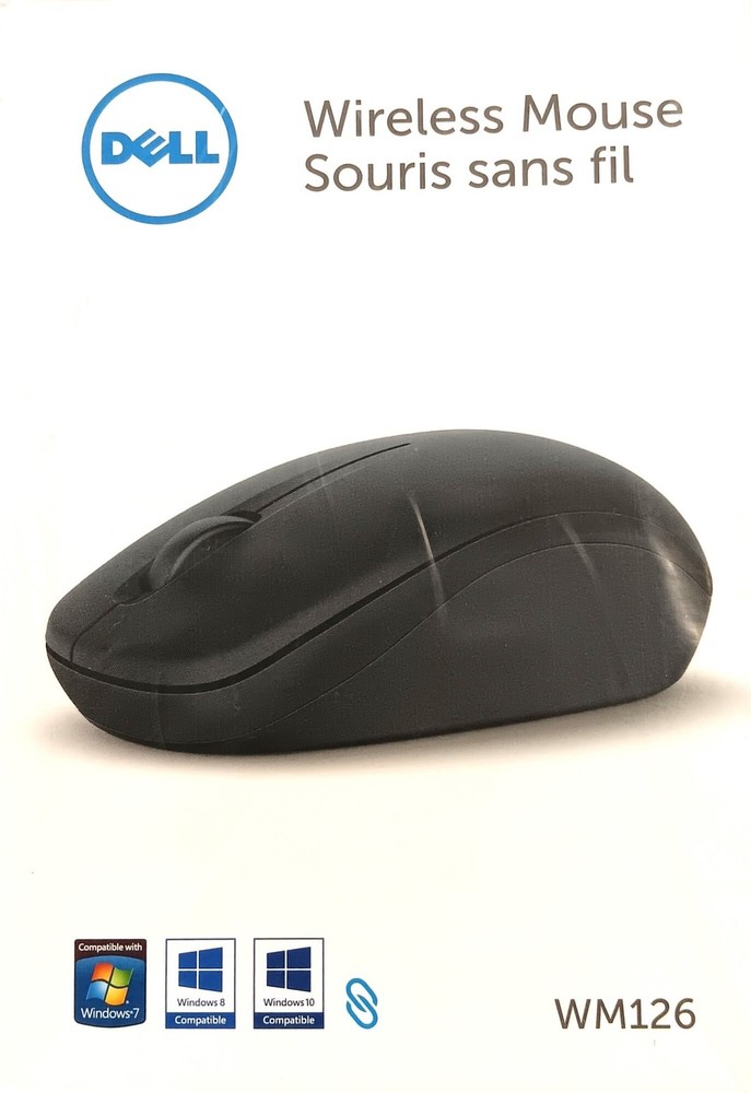 Dell WM126-BU Wireless Ambidextrous Optical Mouse Model 0PD03