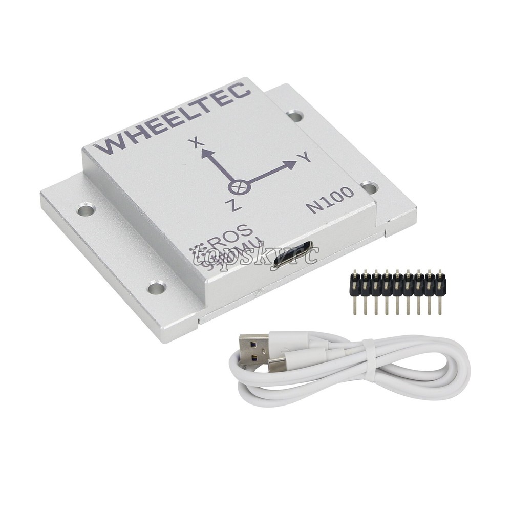 WHEELTEC N100 IMU Module w/ Metal Shell 9-Axis Attitude Sensor Magnetometer USB