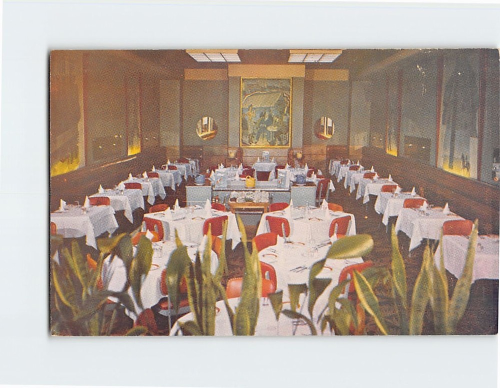 Postcard Champs-Elysees Restaurant The Berkeley Hotel Montreal Quebec Canada