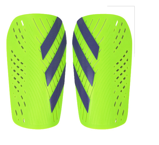 Adidas Medium Tiro Club Football Soccer Shin Guards Yellow Blue JD6201 NIP