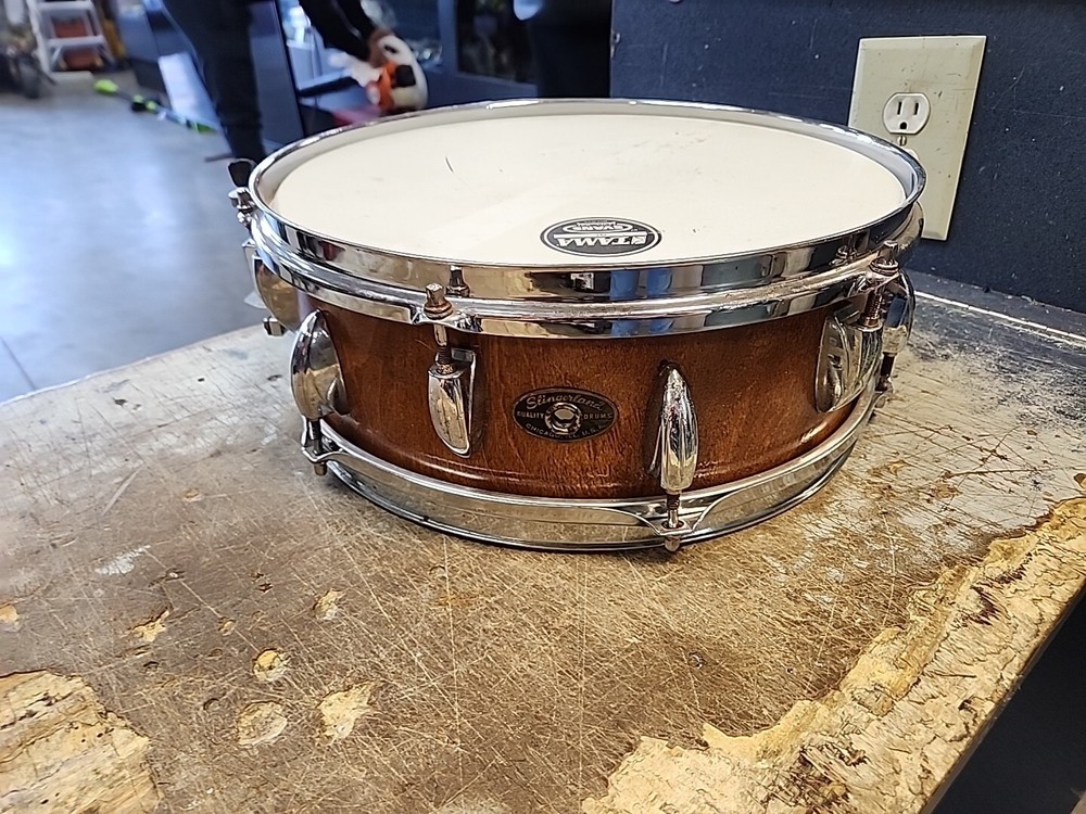 VINTAGE SLINGERLAND SNARE DRUM RED SPARKLE 1960'S USED CONDITION