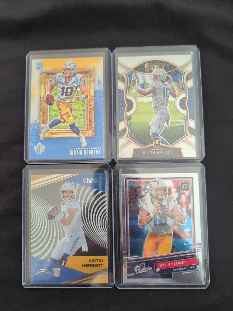 Justin Herbert 4 Card Rookie Lot! Check Out My Other Listings!