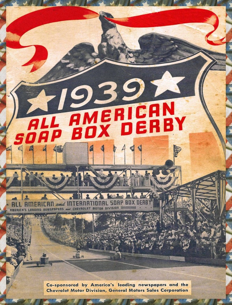 9426.Decoration Poster.Room wall art.1939 American soap Derby.Car race.Art decor