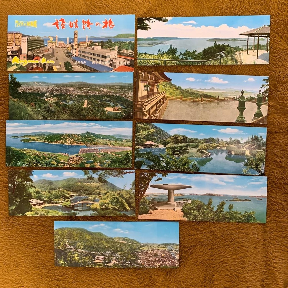 Picture Postcards 8 Sheets Sanuki Road Trip