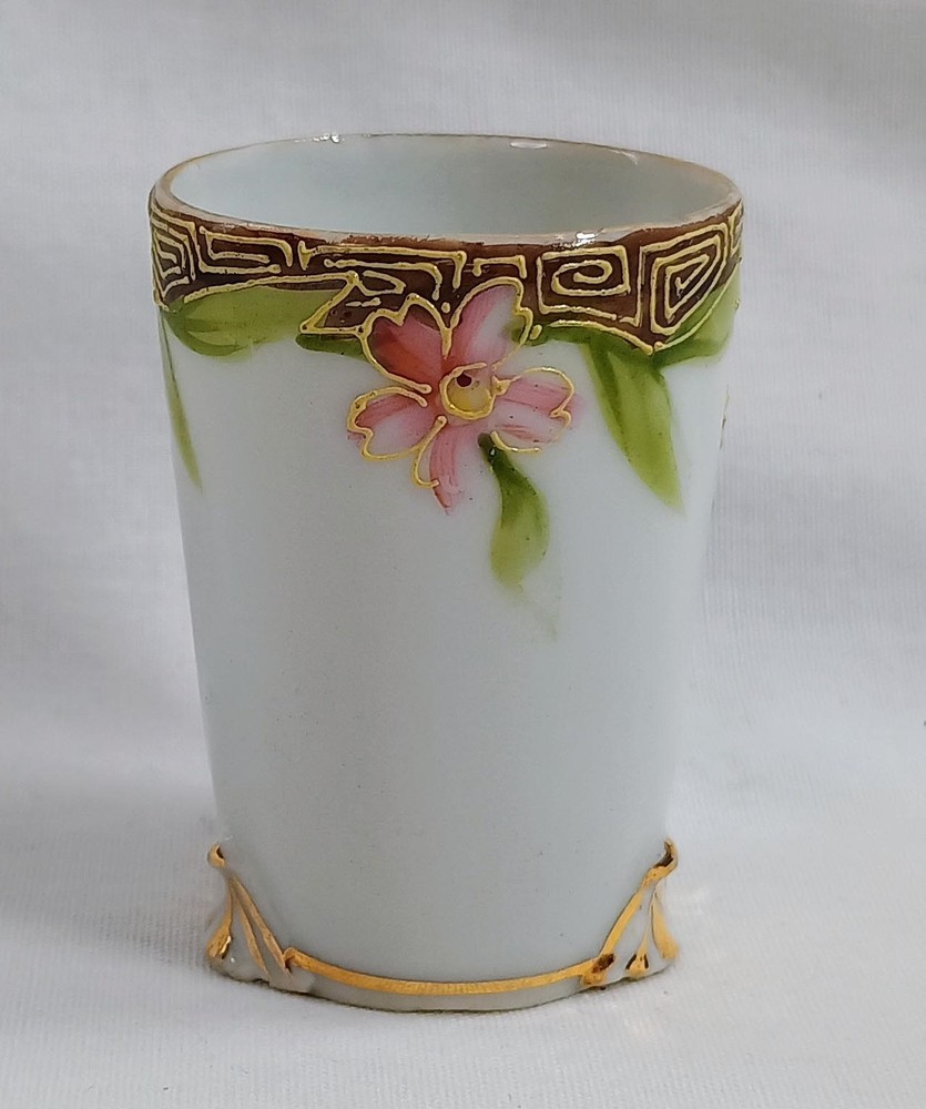Vintage Ceramic Toothpick Holder Hand Painted Nippon
