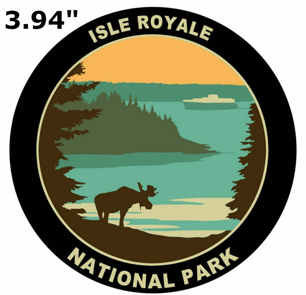 Isle Royale National Park - Car Truck Window Bumper Graphics Sticker Decal