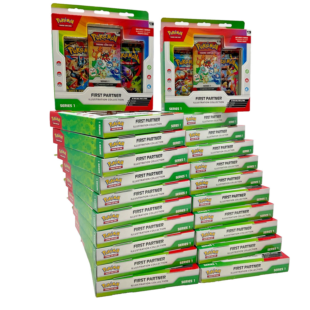 Lot of (22) Pokemon TCG First Partner Illustration Collection Series 1 Boxes NEWPROBSTEIN is actively accepting consignments !!