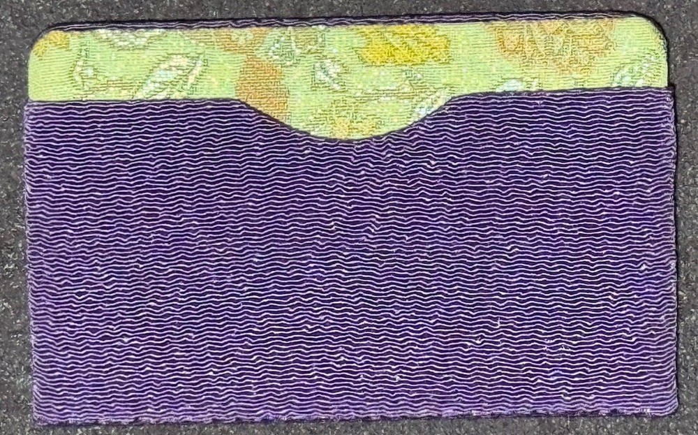Japanese Handmade Card Wallet MADE IN JAPAN PURCHASED IN KYOTO