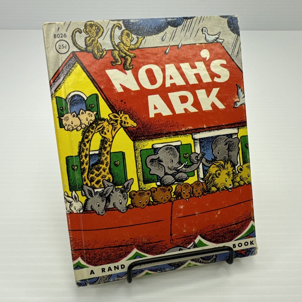 Rand McNally Junior Elf Books Noah's Ark Dorothy Bell Briggs Vintage Childrens