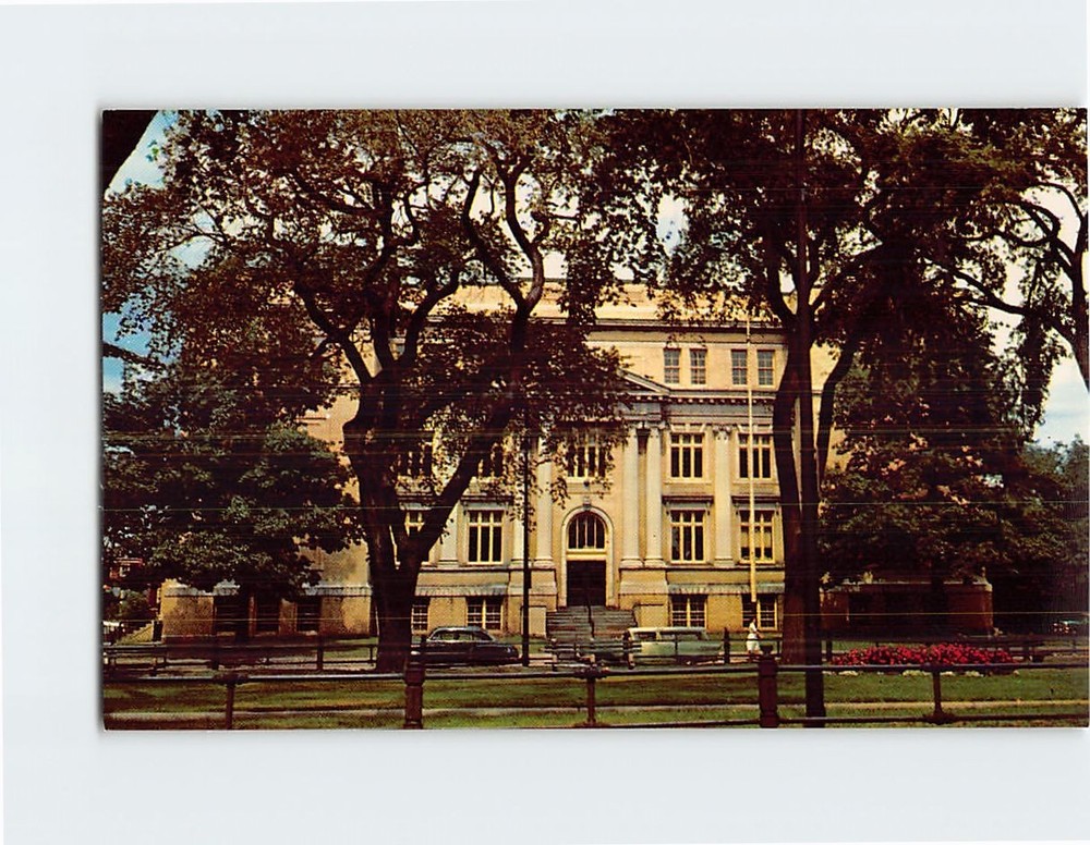 Postcard Classical High School Lynn Massachusetts USA