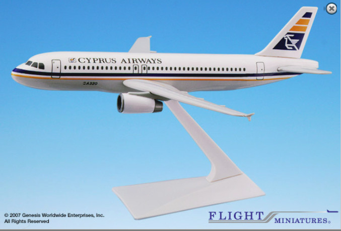Flight Miniatures Cyprus Airways A320-200 1:200 Scale Model Airplane