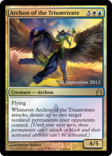 Pre-Release Promos - Archon of the Triumvirate - Foil - Prerelease Promo