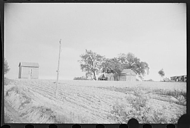 North Carolina Farm Security Administration 1930s Farm Life Field Barns