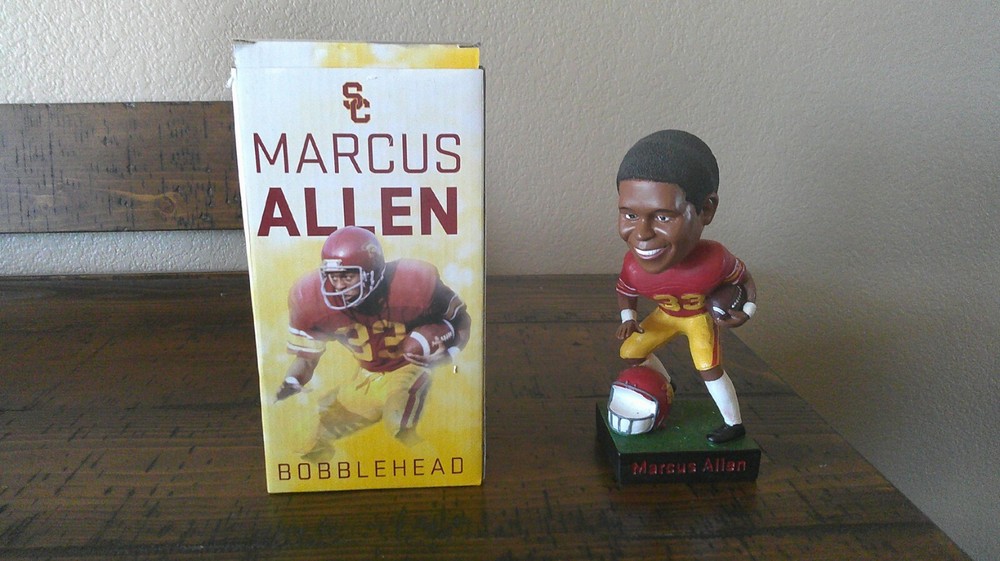 Marcus Allen USC Trojans Heisman SGA Bobblehead LA Raiders KC Chiefs 2016