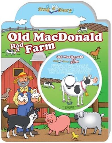 Old MacDonald Had a Farm Sing a Story Handled Board Book with CD - VERY GOOD