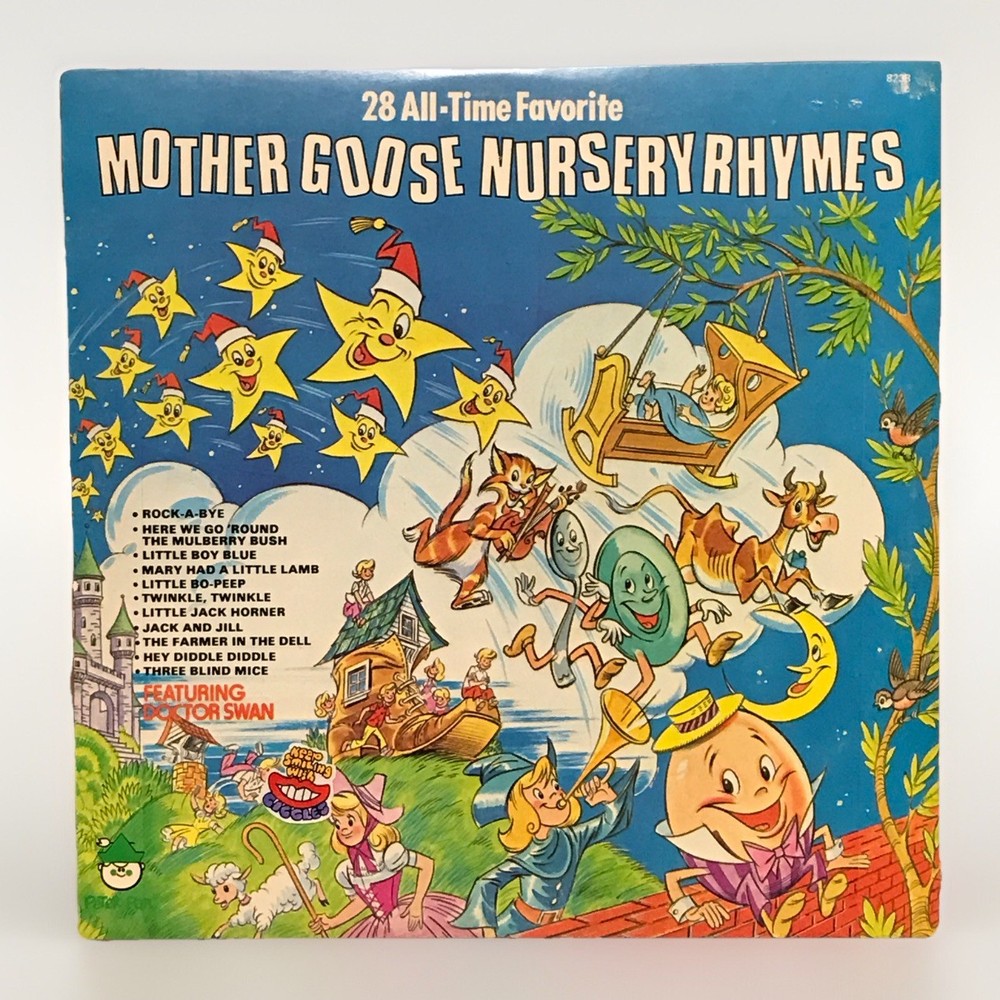 Rare. 28 All Time Favorite Mother Goose Nursery Rhymes. Vinyl Record Doctor Swan