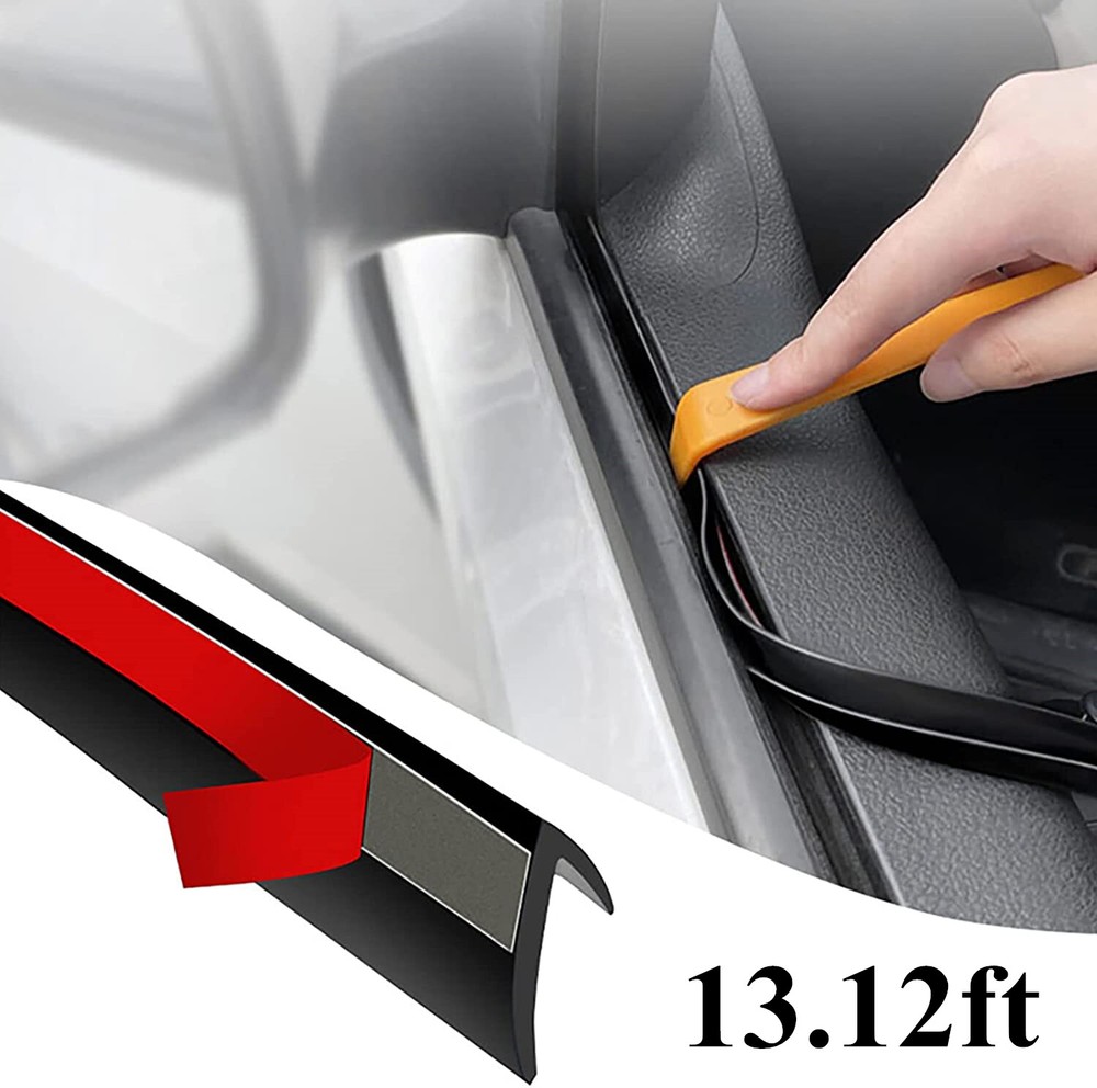 13ft V-Shape Car Door Trim Edge Seal Strip for Chevrolet Windows