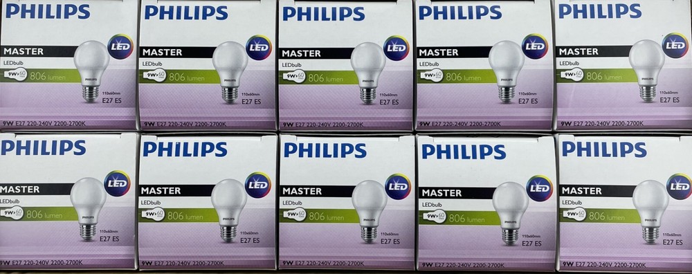 Philips Dim Tone LED ES GLS 9W = 60W 806 lm E27 2200 - 2700k Dim to Warm 10 Pack