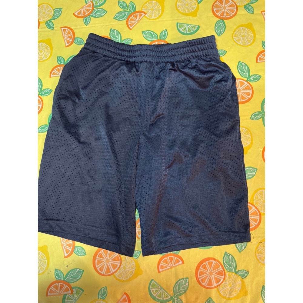 Champion Mesh Athletic Shorts Mens Large Navy Blue 82382