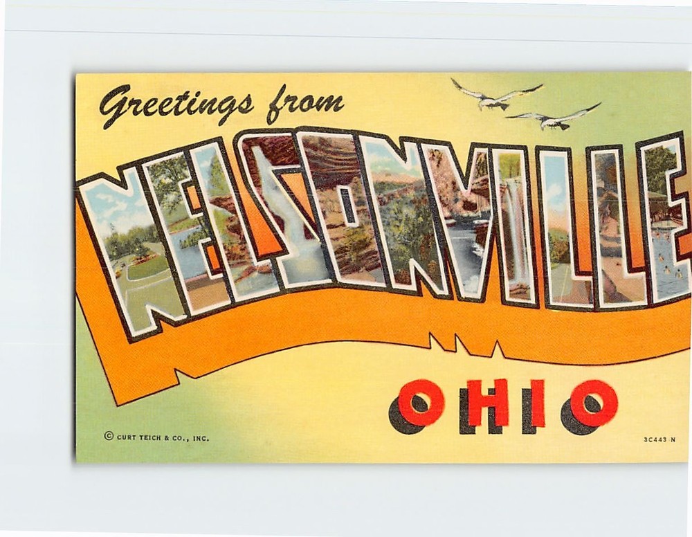 Postcard Greetings from Nashville Ohio USA