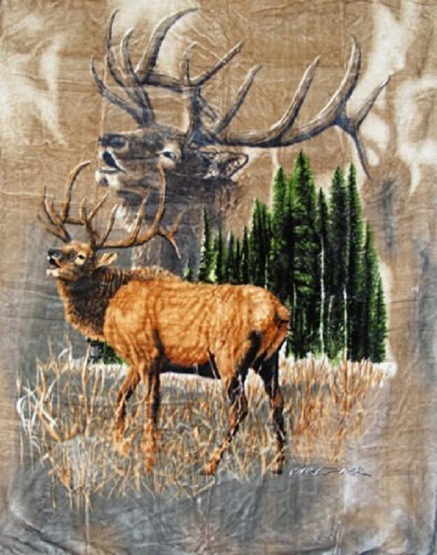 ELK Full Queen Soft Heavyweight Warm Bed Blanket 79x95 Inches