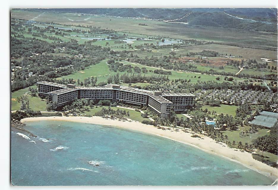 Postcard Aerial View Cerromar Beach Hotel Dorado Puerto Rico USA