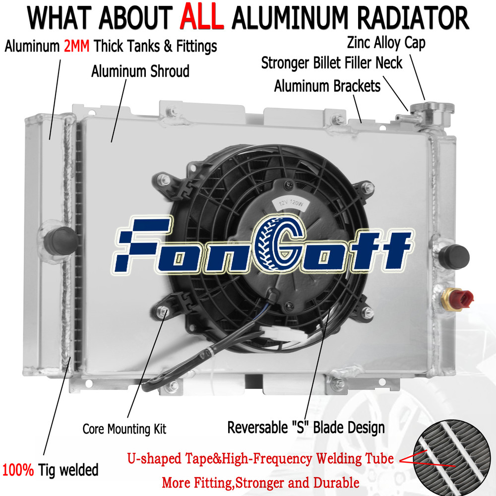 RADIATOR & Shroud Fan For UTV 700 500, HiSUN,MASSIMO,BENNCHE MSU 19202-107-0000