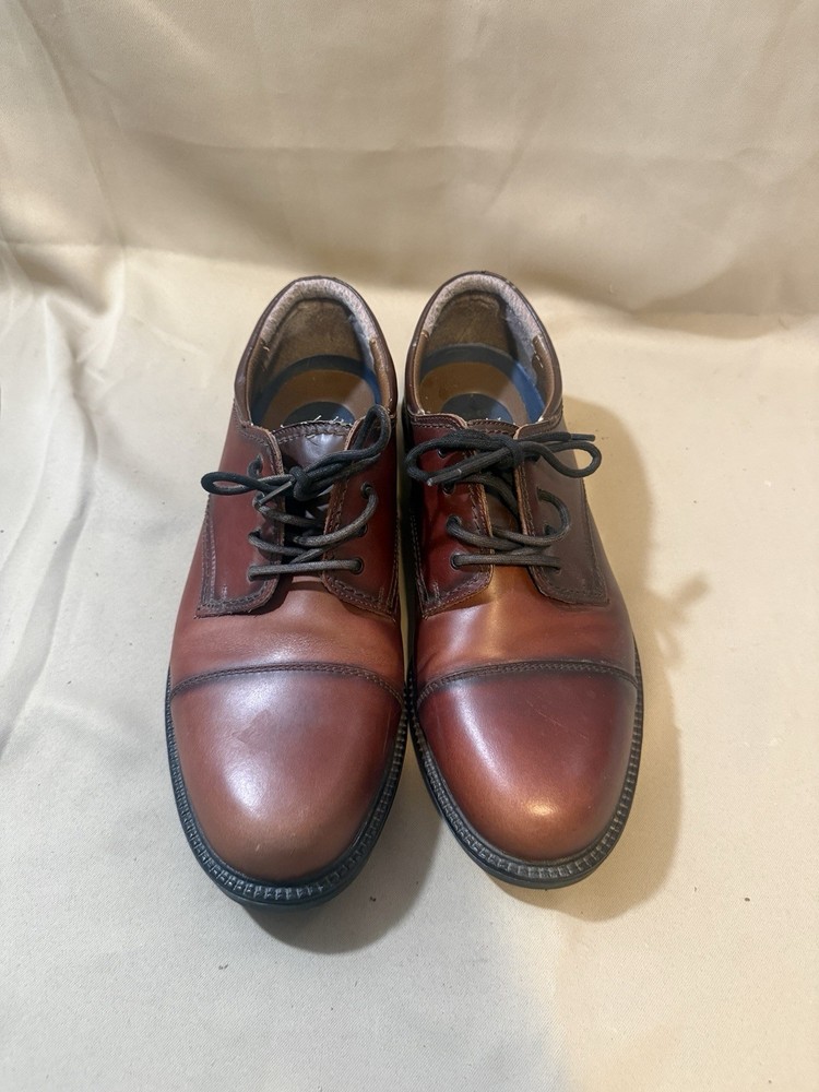 Dockers Gordon Cordovan Brown Leather Cap Toe Oxford Men's Dress Shoes 11.5W