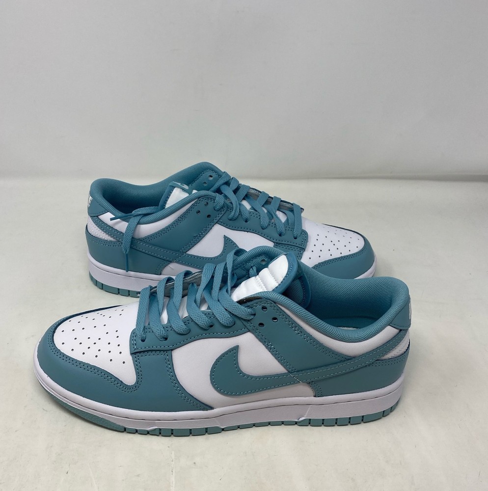 Nike Dunk Low Retro White/Denim Turquoise Men’s 9.5 DV0833-106 Box Wear