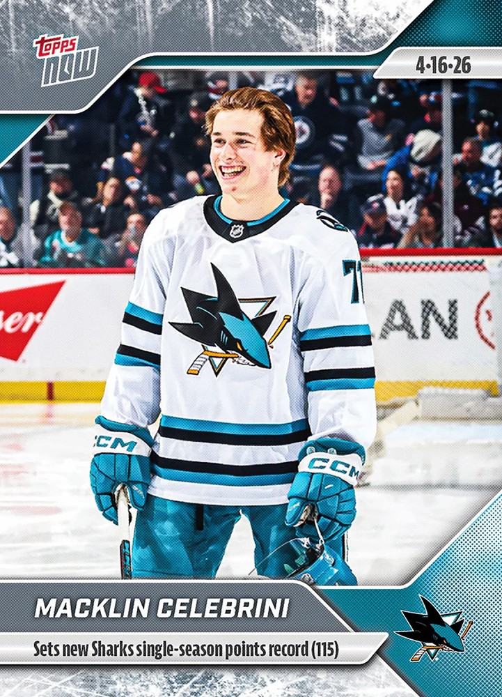 2025-26 NHL Topps NOW Stickers (Pick from List) - Rookies & Stars