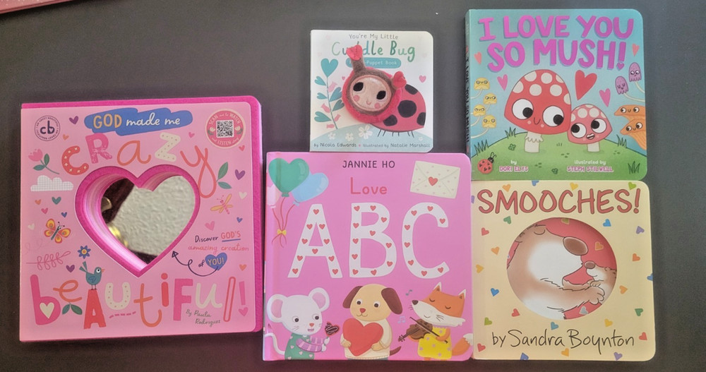 Lot of 5 Board Books for Infants, Toddlers & Pre-Schoolers-Great Gift!-BRAND NEW