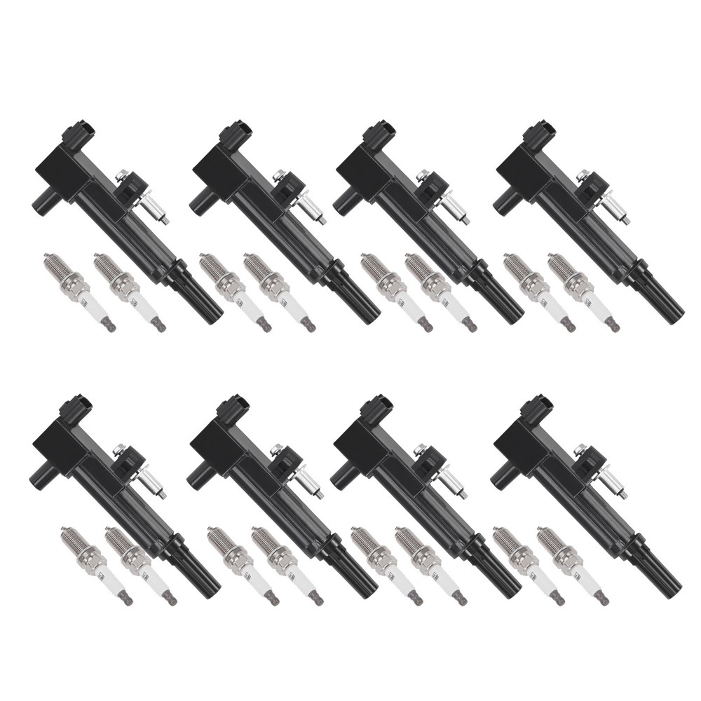 8pcs Ignition Coil & 16pcs Spark Plugs Compatible with 2011 Ram Dakota 4.7L V8 Engine UF601 4469