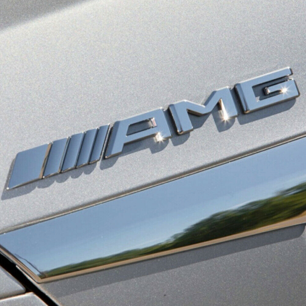 3D Rear Trunk Logo Badge Emblem for Mercedes-Benz AMG A C E S CL SL G Series