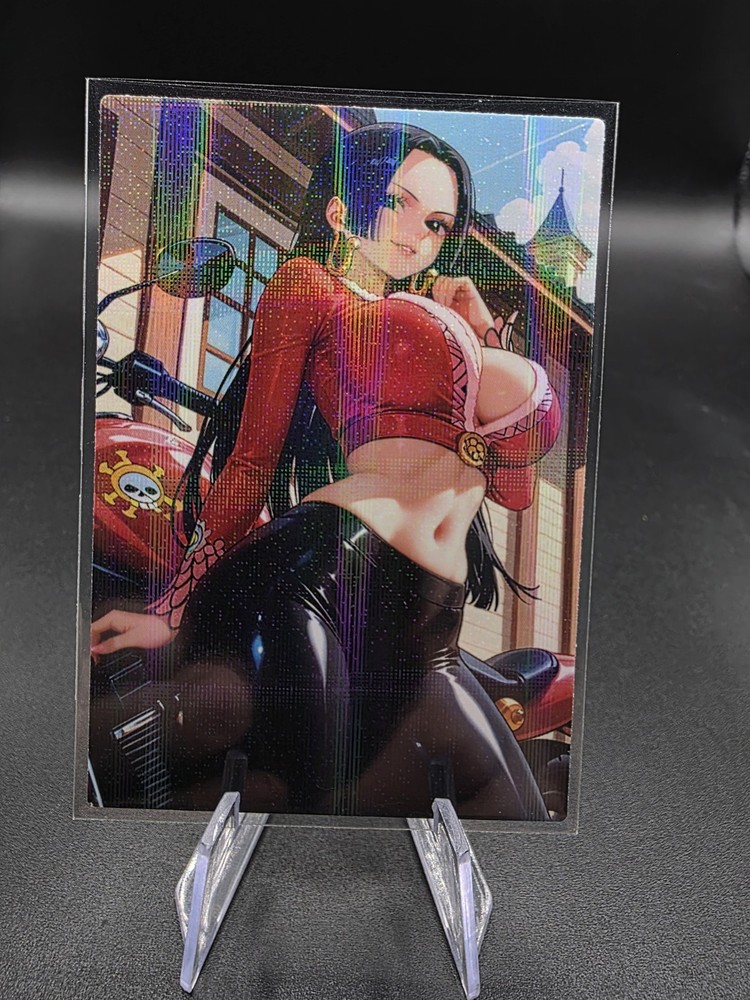 Boa Hancock Holographic Anime Collectible Trading Card