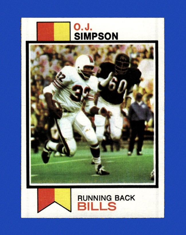 1973 Topps Set-Break #500 O.J.Simpson NM-MT OR BETTER *GMCARDS*Consign with Greg Morris Cards