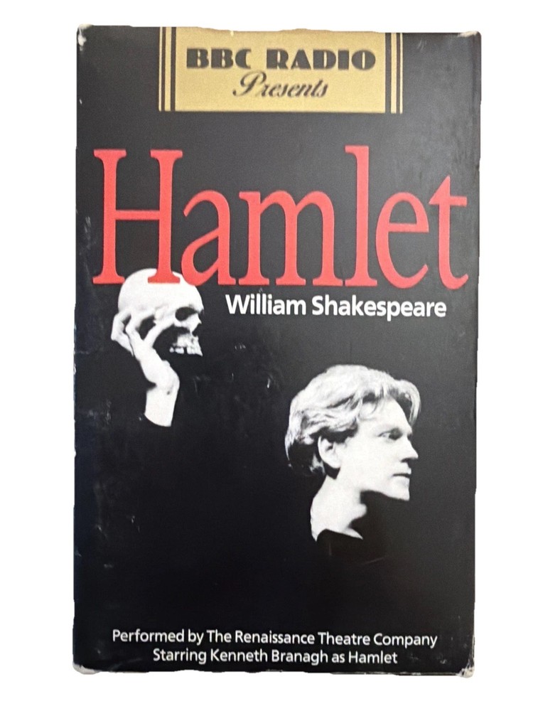 William Shakespeare’s Hamlet 1993 BBC Radio Audio Play Box Set 4 Casette Tapes