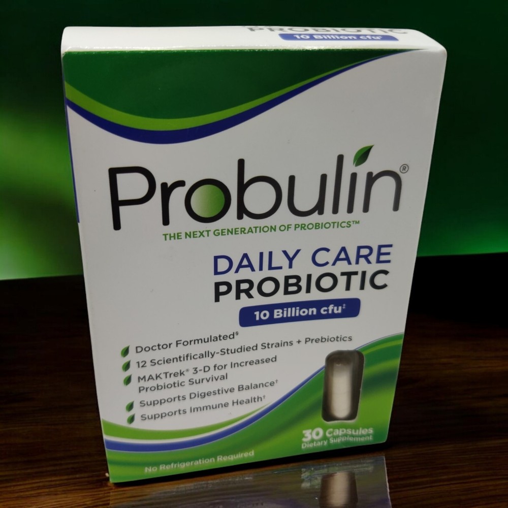 Probulin Daily Care Probiotic 10 Billion CFU 30 Capsules EXP 5/25 Immune Health