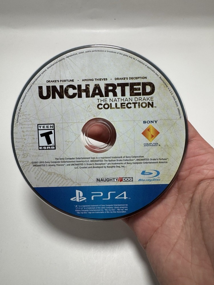 Uncharted Collection - Sony PlayStation 4 Disc Only Authentic Tested
