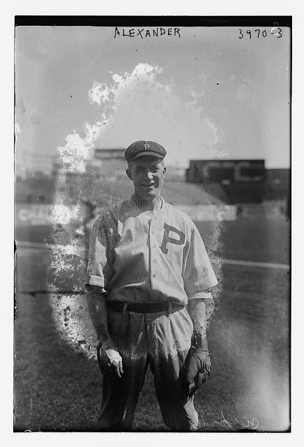 Grover Cleveland Alexander Philadelphia Phillies 1916 Baseball Portrait