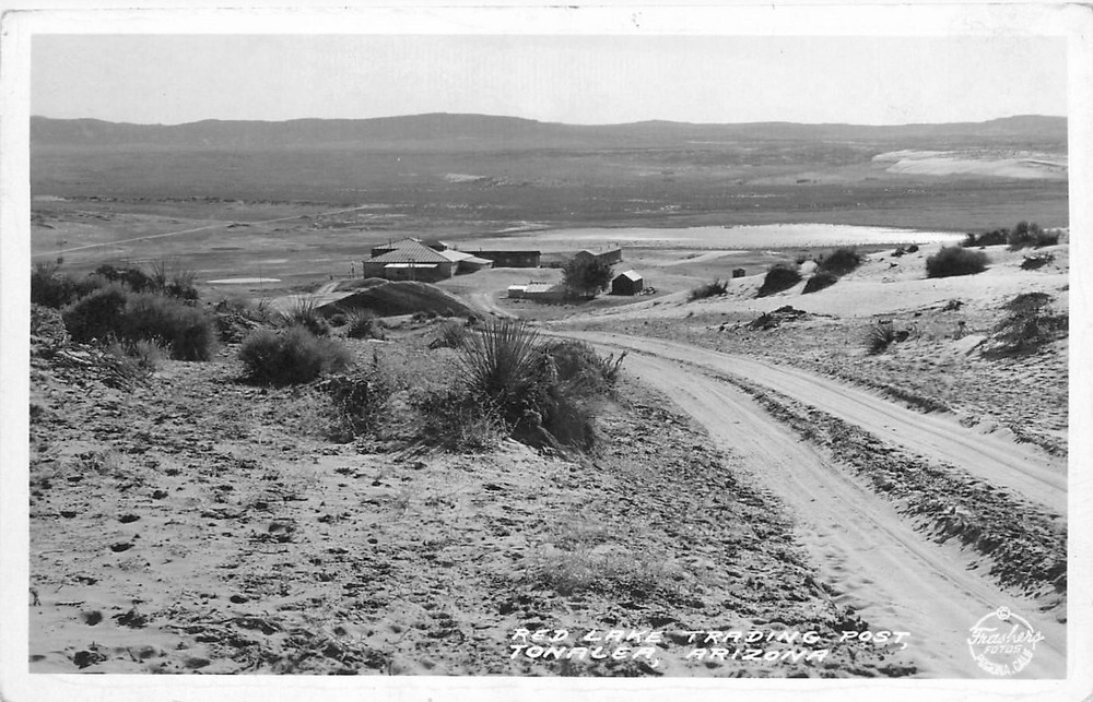 1930s Tonalea Arizona Red Lake Trading Post Frasher  RPPC Postcard 26-4945