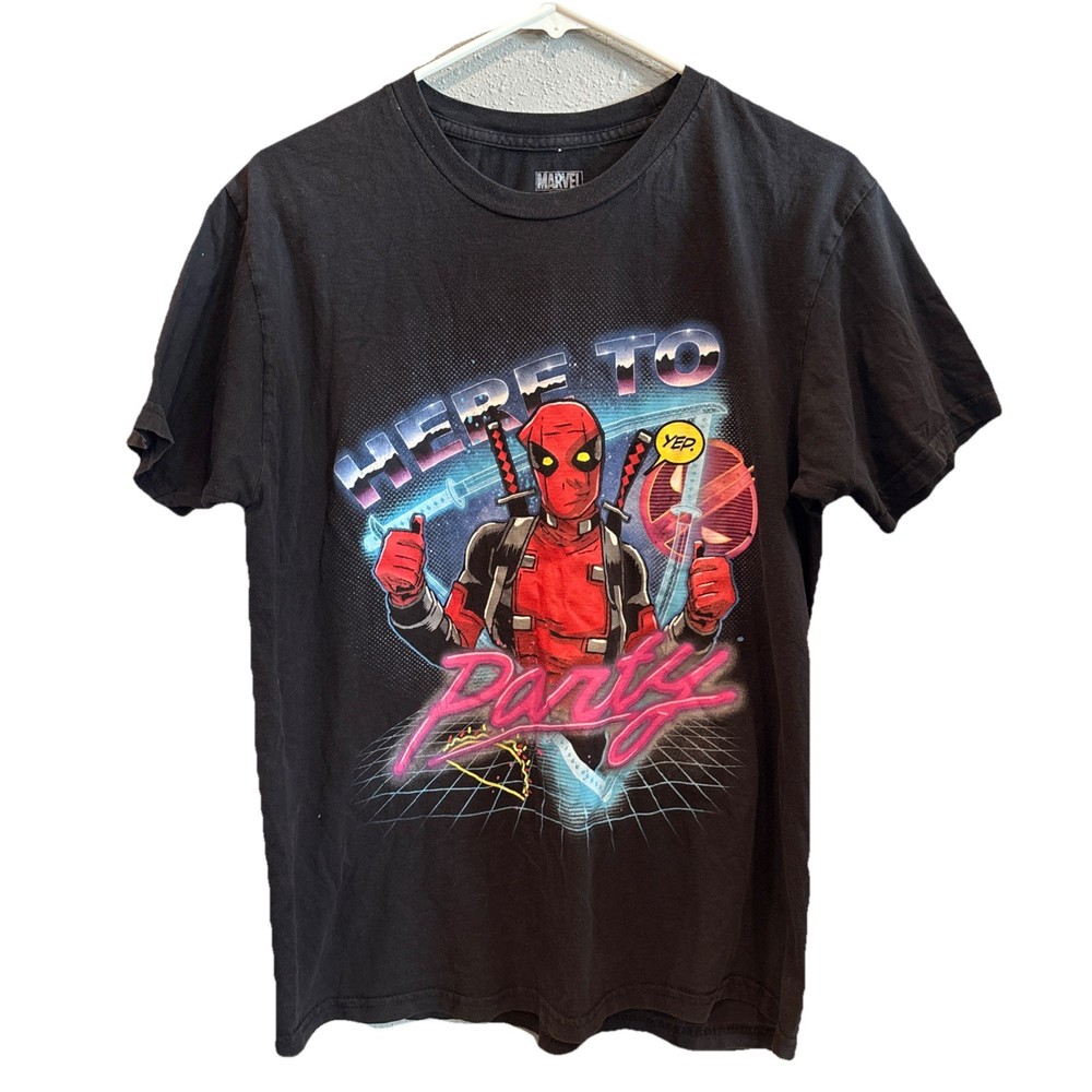 Marvel Comics Deadpool MCU Men Official Licensed Graphic T-Shirt Medium