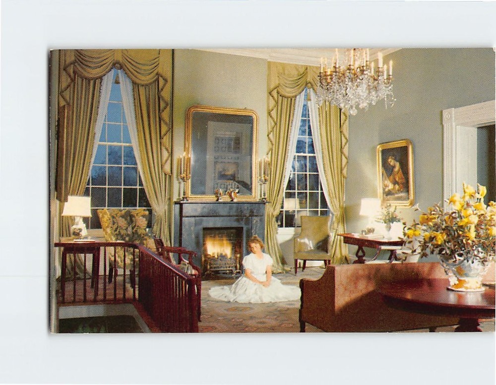 Postcard Cherokee Parlor Natchez Mississippi USA
