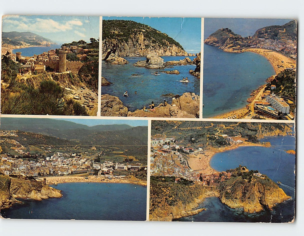 Postcard Tossa de Mar Costa Brava Spain