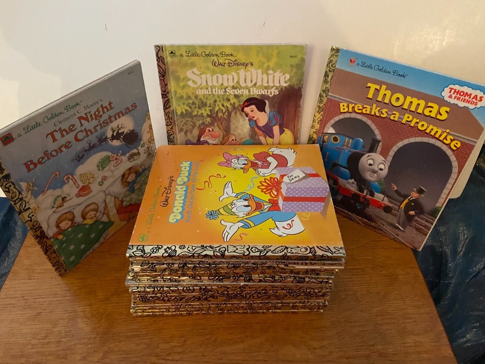 Lot-21 Little Golden Books Old Favorites & New Disney Thomas & More