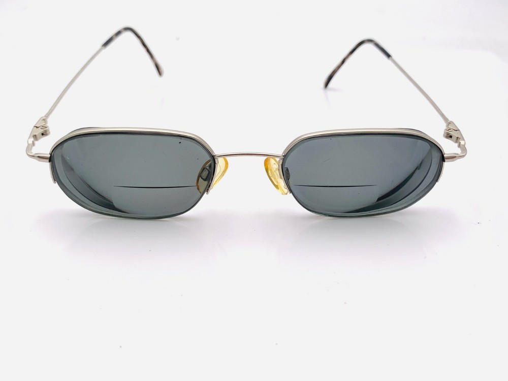 Vintage Dakota Gray Metal Oval Sunglasses Frames Only Made in Korea