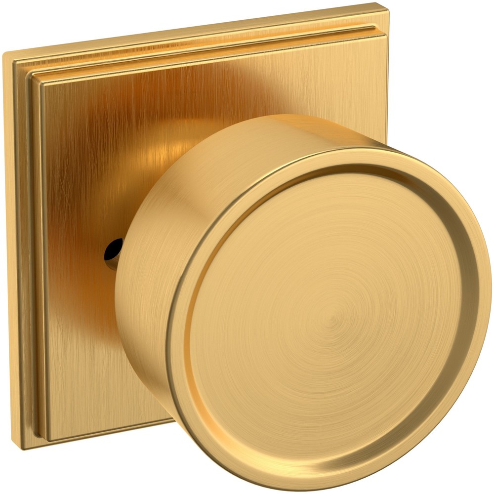 Baldwin K008.PRIV K008 Hollywood Hills Privacy Door Knob Set - Brass