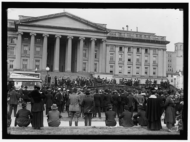 Photo:Liberty Loans Washington DC 1918 Liberty Bond Car Tank Rally