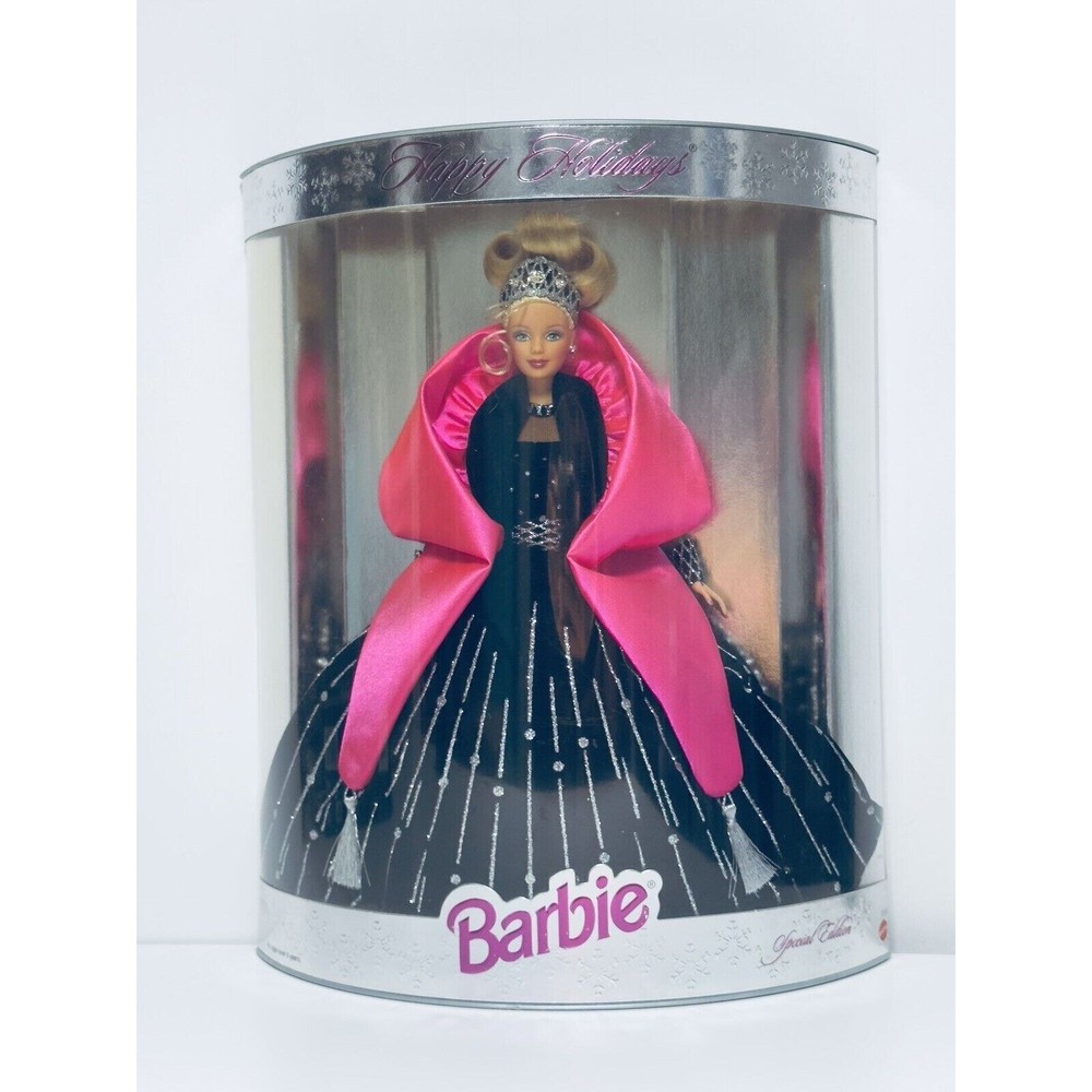 RARE MISPRINT Official BARBIE Mattel Happy Holidays Barbie Special Edition 1998