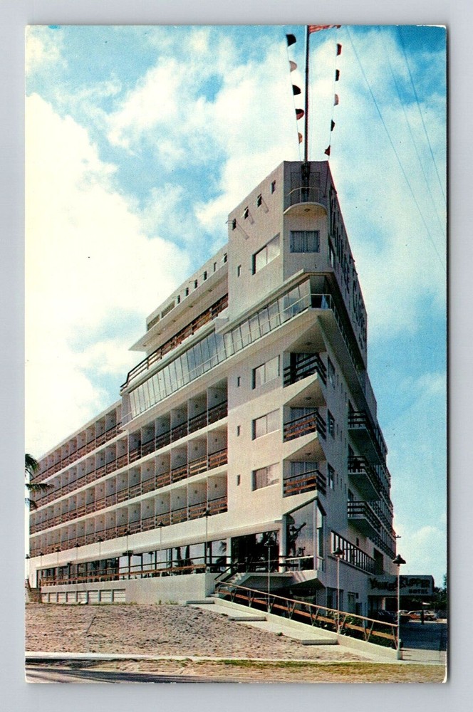 Ft Lauderdale FL-Florida, Yankee Clipper Hotel, Advertising, Vintage Postcard